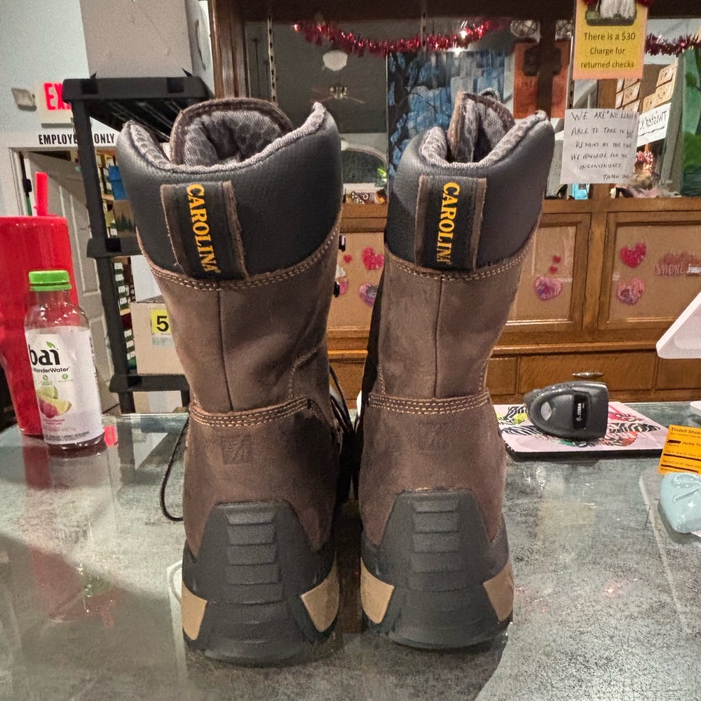 Men's 8" Waterproof Composite Toe Boots - Black - Picture 4 of 5
